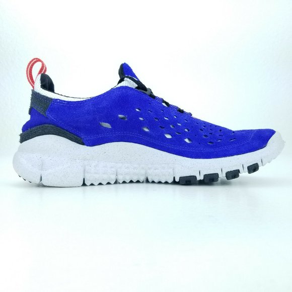 Nike Free Run Trail Men's Running Shoes Blue Taxi Yellow CW5814 401 Sizes 6-13 - Picture 5 of 8
